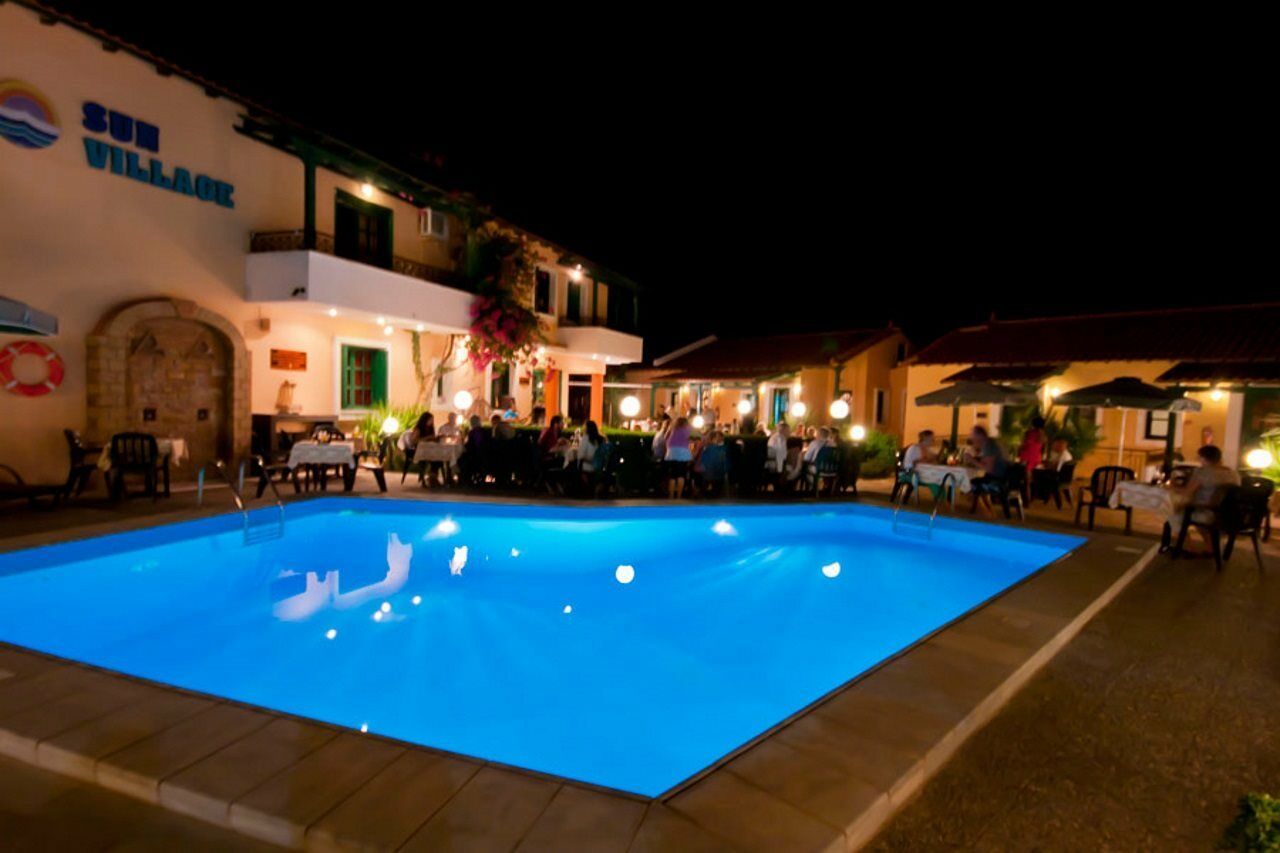 Sun Village Hotel Apartments Megás Limniónas Dış mekan fotoğraf